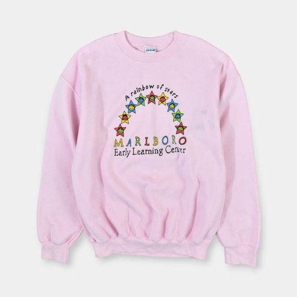 Tops - (M) 2000's | Vintage Early Learning Centre Sweatshirt Print Pink